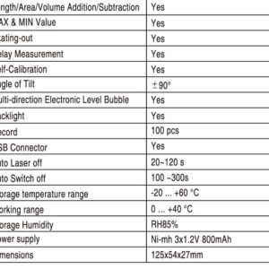 yise-O0594 New for Digital Laser Distance Meter Camera USB Recharge Portable Colorful Screen Range Finder Rangefinder SW-S80 S120 SW-S120