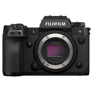 Fujifilm X-H2S Mirrorless Digital Camera Body, Black with Flashpoint Zoom Li-on X R2 TTL On-Camera Round Flash Speedlight