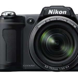 Nikon Coolpix L110 12.1MP Digital Camera with 15x Optical Vibration Reduction (VR) Zoom and 3.0-Inch LCD (Black)