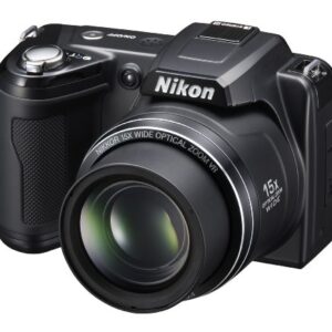 Nikon Coolpix L110 12.1MP Digital Camera with 15x Optical Vibration Reduction (VR) Zoom and 3.0-Inch LCD (Black)