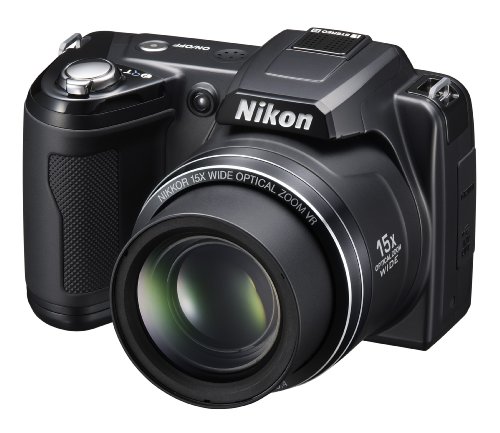 Nikon Coolpix L110 12.1MP Digital Camera with 15x Optical Vibration Reduction (VR) Zoom and 3.0-Inch LCD (Black)