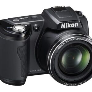 Nikon Coolpix L110 12.1MP Digital Camera with 15x Optical Vibration Reduction (VR) Zoom and 3.0-Inch LCD (Black)