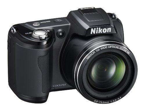 Nikon Coolpix L110 12.1MP Digital Camera with 15x Optical Vibration Reduction (VR) Zoom and 3.0-Inch LCD (Black)