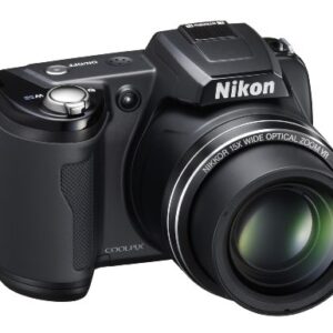 Nikon Coolpix L110 12.1MP Digital Camera with 15x Optical Vibration Reduction (VR) Zoom and 3.0-Inch LCD (Black)