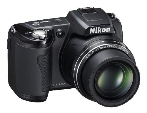 Nikon Coolpix L110 12.1MP Digital Camera with 15x Optical Vibration Reduction (VR) Zoom and 3.0-Inch LCD (Black)