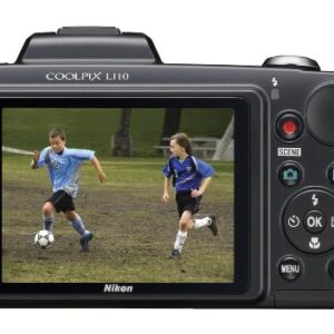 Nikon Coolpix L110 12.1MP Digital Camera with 15x Optical Vibration Reduction (VR) Zoom and 3.0-Inch LCD (Black)