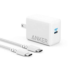 USB C Charger, Anker 65W PIQ 3.0 PPS Compact Fast Charger Adapter with 6 ft USB-C to USB-C Cable, PowerPort III Pod Lite, for MacBook Pro/Air, Galaxy S21/S10, Dell XPS 13, Note 10, iPhone and More