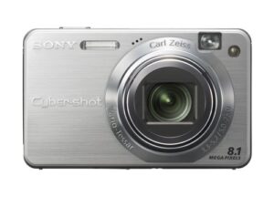 sony cybershot dscw150 8.1mp digital camera with 5x optical zoom with super steady shot (silver)