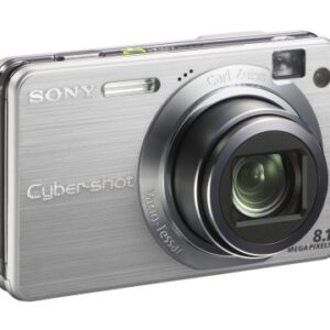 Sony Cybershot DSCW150 8.1MP Digital Camera with 5x Optical Zoom with Super Steady Shot (Silver)