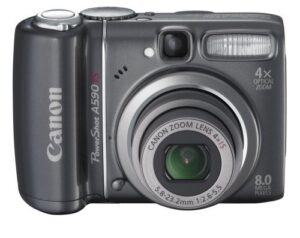 canon powershot a590is 8mp digital camera with 4x optical image stabilized zoom (old model)
