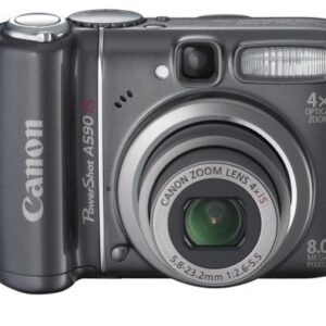 Canon PowerShot A590IS 8MP Digital Camera with 4x Optical Image Stabilized Zoom (OLD MODEL)