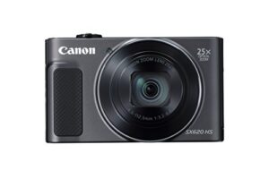 canon powershot sx620 digital camera w/25x optical zoom – wi-fi & nfc enabled (black) (renewed)