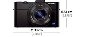 Sony RX100 II 20.2 MP Premium Compact Digital Camera w/ 1-inch Sensor, MI (Multi-Interface) Shoe and tilt LCD Screen (DSCRX100M2/B)