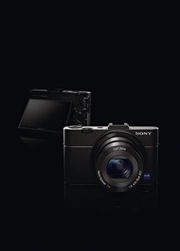 Sony RX100 II 20.2 MP Premium Compact Digital Camera w/ 1-inch Sensor, MI (Multi-Interface) Shoe and tilt LCD Screen (DSCRX100M2/B)