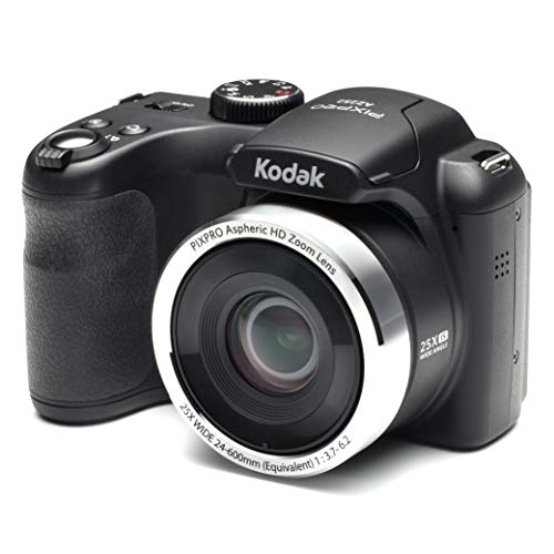 Kodak PIXPRO AZ252 Point & Shoot Digital Camera with 3” LCD, Black