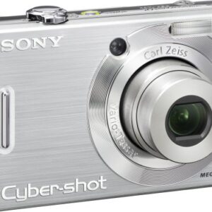 Sony Cybershot DSCW55 7.2MP Digital Camera with 3x Optical Zoom (Silver) (OLD MODEL)