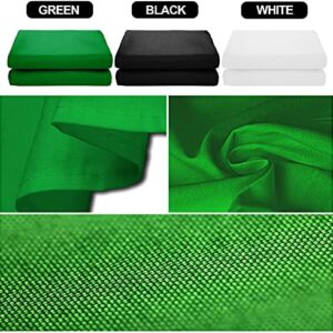 EMART Photo Video Studio Backdrop Stand Kit, 8.5x10ft Adjustable Photography Green Screen Support System with 3 Muslin Backgrounds for Photoshoot (Black White Green)