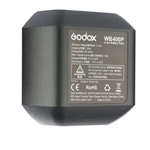 godox wb400p battery replacement (wb400pa is update version of wb400p), li-on battery pack ad400pro strobe flash