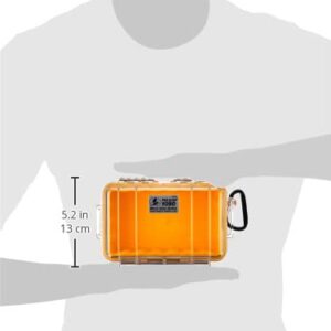 Pelican 1050 Micro Case - for iPhone, GoPro, Camera, and more (Yellow/Clear)