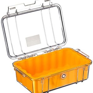 Pelican 1050 Micro Case - for iPhone, GoPro, Camera, and more (Yellow/Clear)