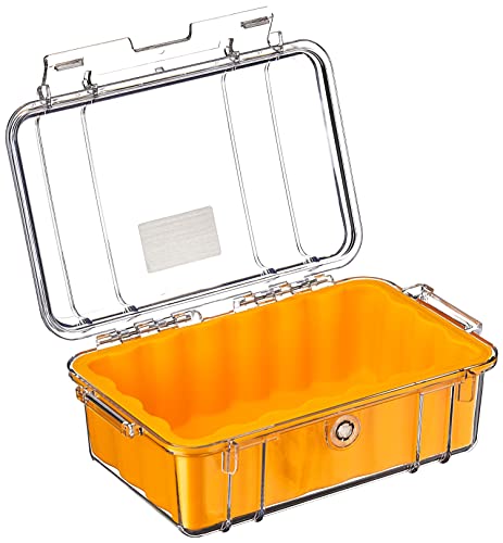 Pelican 1050 Micro Case - for iPhone, GoPro, Camera, and more (Yellow/Clear)