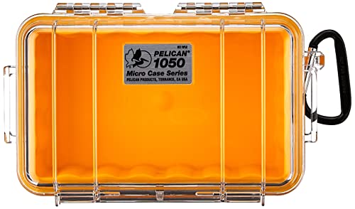 Pelican 1050 Micro Case - for iPhone, GoPro, Camera, and more (Yellow/Clear)