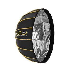 glow ez lock collapsible silver beauty dish (25″)