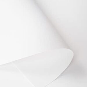 Kate Seamless Paper Backdrop for Photography Solid White Photo Backdrop Paper (53''x32.8' Arctic White)