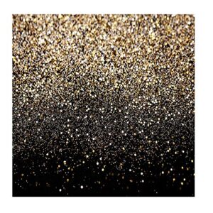 sjoloon black and gold backdrop golden spots backdrop vinyl photography backdrop vintage astract background for family birthday party newborn studio props 11547(8x8ft)