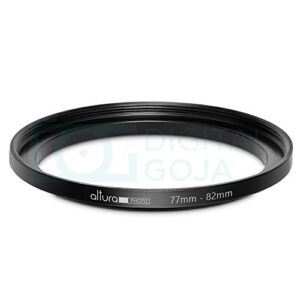 Altura Photo 77-82MM Step-Up Ring Adapter (77MM Lens to 82MM Filter or Accessory)