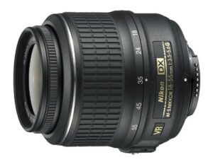 nikon 18-55mm f/3.5-5.6g af-s dx vr nikkor zoom lens – white box (new) (bulk packaging)