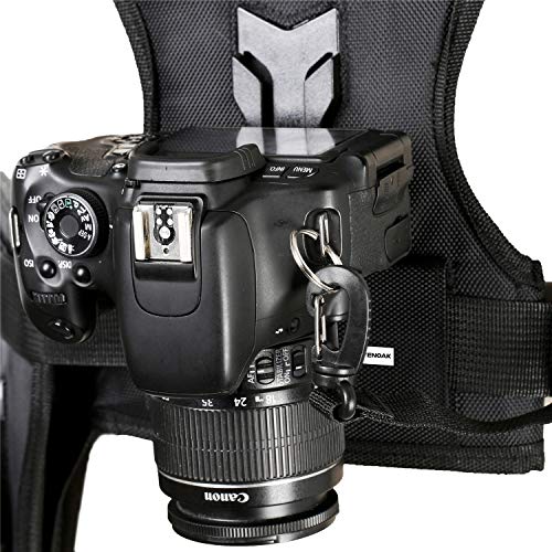 Sevenoak Dual Camera Holster Strap for Canon Nikon, Multi Carrying Chest Vest System for Canon 6D 600D 5D2 5D3 Nikon D90 Sony A7S A7R A7S2 Panasonic Olympus DSLR Camcorder Climbing Wedding Travel