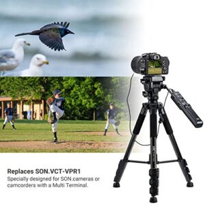 Camera Remote Control Tripod Rplac VCT-VPR1 for Sony A7R V A7RV A7 IV III II ZV-1 A6600 A6500 A6400 A6300 A6100 A6000 A1 A7SIII A7RIV A7RIII A7RII A7S II A7R A9 II RX10 IV III RX100 VII VI HX400V FX30