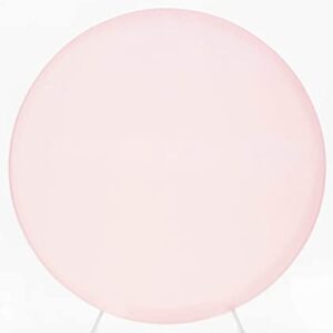 Harfirbe 6.5ft Round Backdrop Cover Baby Shower Baby Pink Background Birthday Party Decoration Children Theme Background