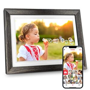 frameo 10.1 inch wifi digital picture frame, 1920 * 1200 fhd resolution digital photo frame, free storage – gift guide for mother’s day