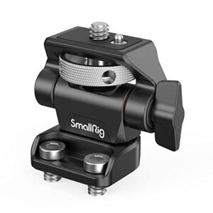 SmallRig Monitor Mount Swivel 360° and Tilt 180° Adjustable Bracket with 1/4"- 20 Screws for 5" and 7" Monitor - 2904B