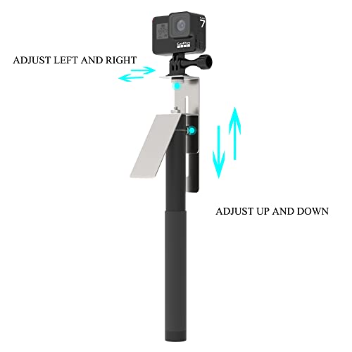 High Angle Fence Mount for GoPro Baseball Phone- Shooting from Height - Backstop Camera Fence Mount for Recording Baseball,Softball and Tennis Games