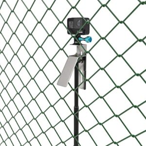 High Angle Fence Mount for GoPro Baseball Phone- Shooting from Height - Backstop Camera Fence Mount for Recording Baseball,Softball and Tennis Games