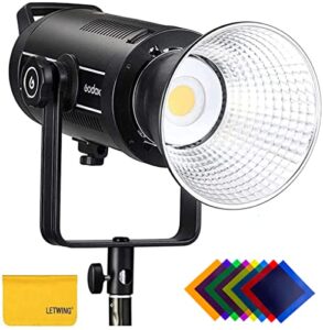 godox sl150wii,sl150w ii sl-150wii 150w 5600±200k bowens mount cri 96 tlci 97 daylight balanced led continuous video light,ultra silent led photography light with 8 fx effect