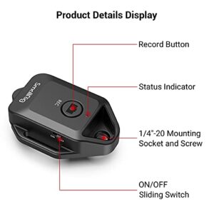 SmallRig Video Recording Camera Wireless Remote Control for Sony Cameras, for Sony A7 III, A7S III, A7C, A7R III, A7R IV, A6100, A6400, A6600, A1, A9, A9 II, FX3, ZV-1, RX100 VII - 2924B