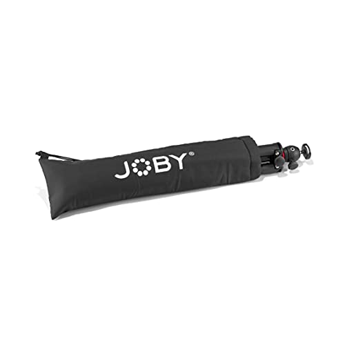 JOBY Compact Light Kit, Smartphone/Camera Tripod with Ball Head, Universal Smartphone Holder, Carrying Bag, for CSC, DSLR, Mirrorless Camera, Smartphone, Colour: Black, 1.5 Kg Capacity