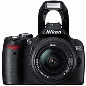 Nikon D40 6.1MP Digital SLR Camera Kit with 18-55mm f/3.5-5.6G ED II Auto Focus-S DX Zoom-Nikkor Lens