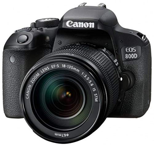 Canon EOS Rebel 800D/T7i 24 Megapixel DSLR with 18-135mm is STM Lens International Version