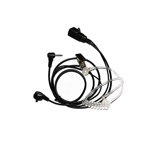 2 Pack Air Covert Acoustic Tube Earpiece Headset Compatible with Motorola Radio T100 T107 T100TP T200TP T260 T260TP T280 T460C T465 T600 T605 T800 T5428 T6200 Two Way Radio (2 Packs)