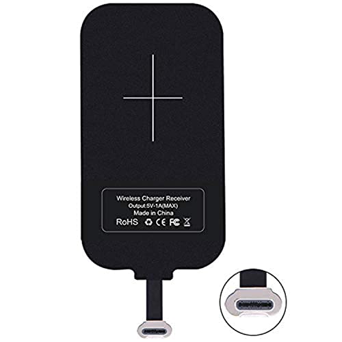 Nillkin Qi Wireless Charger Receiver - 0.16cm Ultra Thin Magic Tag Wireless Charging Receiver Chip for Google Pixel 2XL,Galaxy A20,LG stylo 4/5,MOTO G7,OnePlus 6/6T/7 Pro and Other Type C Phones