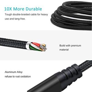 Short USB C to USB C Cable, Besgoods 1.5ft USB 2.0 Type C Charger Fast Charging & Data Transfer Braided Cord Compatible with Samsung Galaxy S22 Ultra/S21/S20/A53/Note10,Pixel 6/5,iPad -2Pack,Black