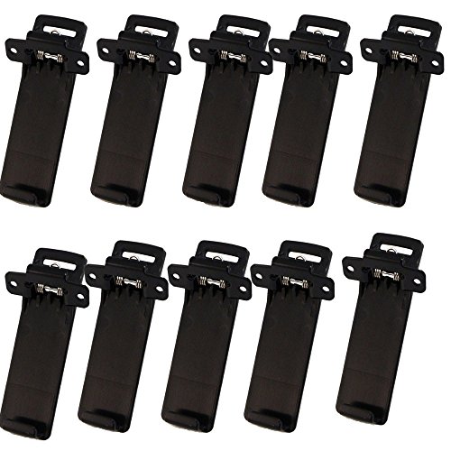 RoyalTop UV5R Belt Clip Two-Way Radios Walkie Talkie Belt Clip for Baofeng UV-5R Series 10 Pcs/Set