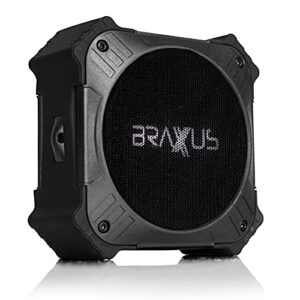 braxus solar bluetooth speaker, golf cart bluetooth portable speaker, tws, 5w, 30+ hours playtime/outdoor portable speaker solar charger ipx6 waterproof bluetooth speaker