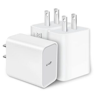 [3 pack] sehonor 20w usb c fast charger block,iphone fast charger pd 3.0 usb type c wall charger power adapter for iphone 14/iphone 13/13 pro/pro max/13 mini/iphone 12/11, ipad pro,pixel and samsung
