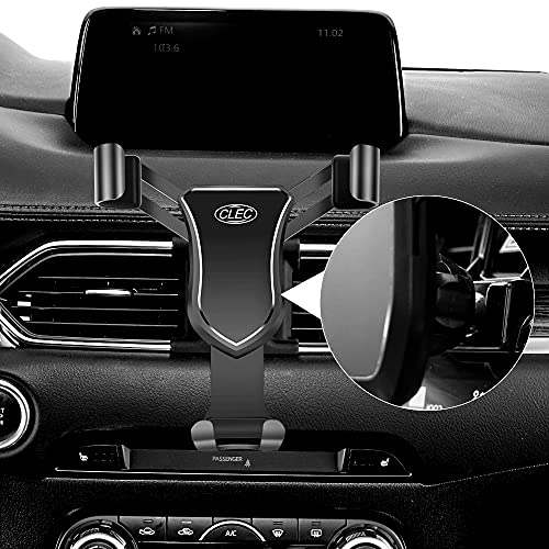 BEHAVE Car Phone Holder fit for Mazda CX-5,Air Vent Phone Mount fit for CX-5 2017-2022,Custom fit Phone Holder Compatible for All Phones